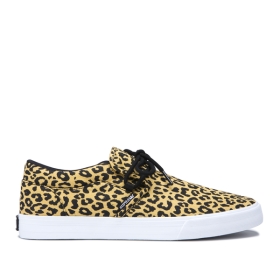 Womens Supra Low Top Shoes CUBA Animal/black | AU-43980